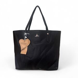 Vivienne Westwood Black Vegan Tote
